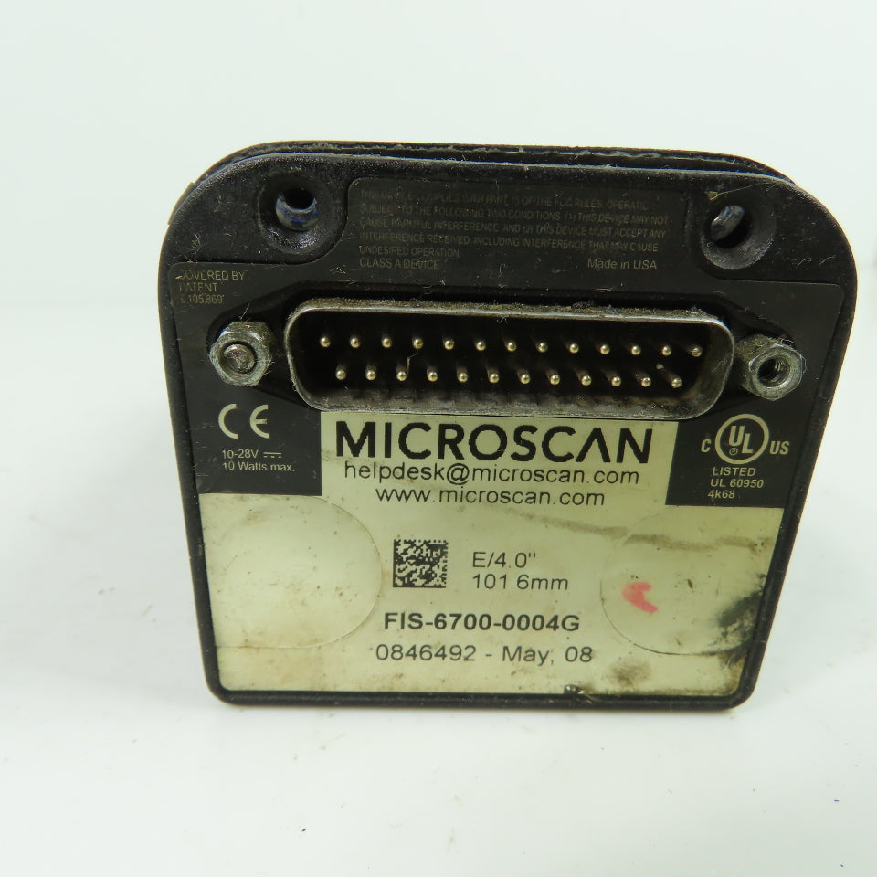 Microscan FIS-6700-0004G Industrial Barcode Scanner Camera Unit