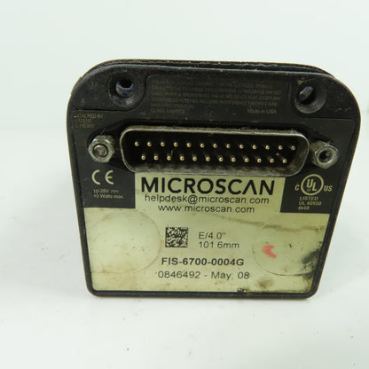 Microscan FIS-6700-0004G Industrial Barcode Scanner Camera Unit