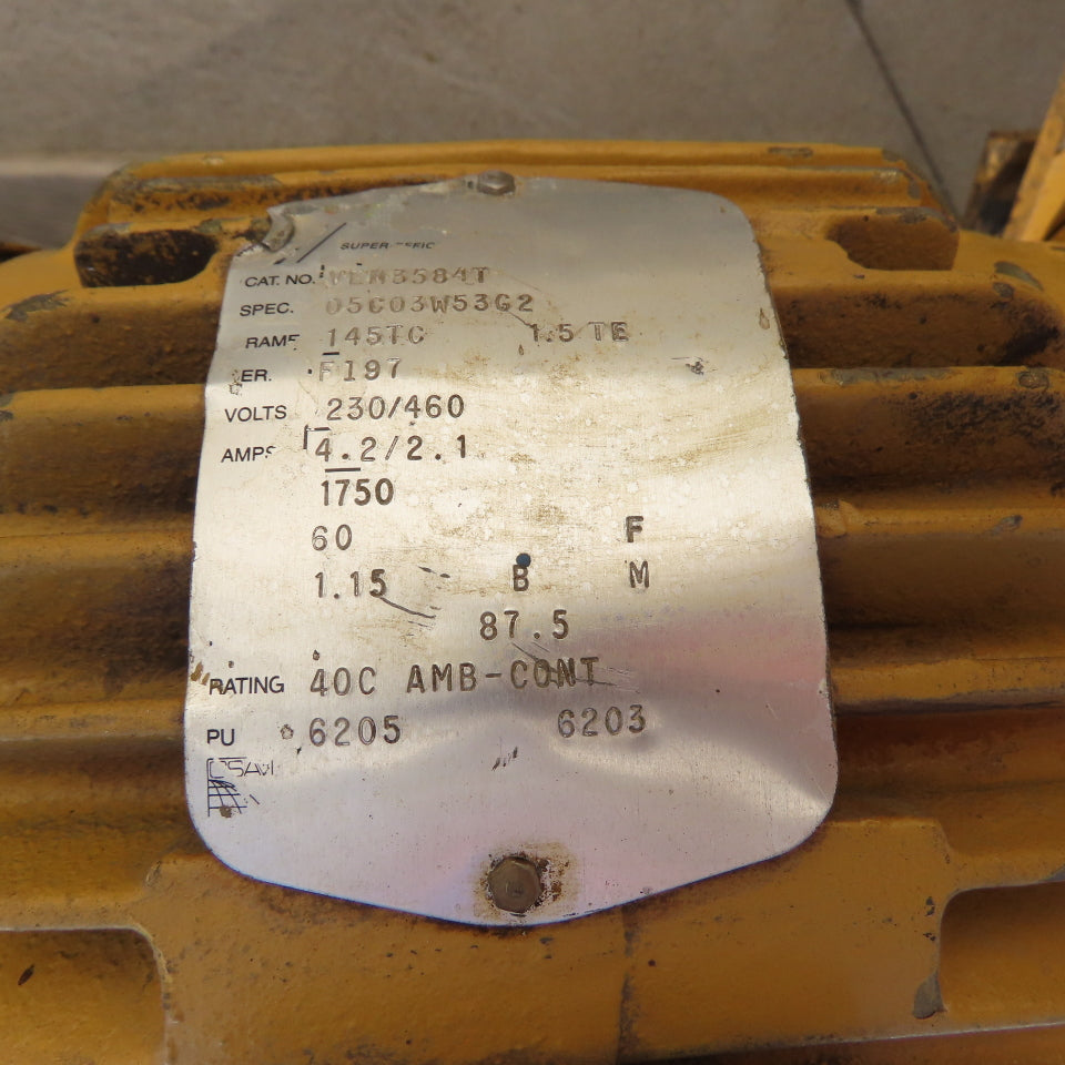 Gaffey 5 Ton Gantry Crane 230/460V 3Ph 1.5HP 345" Span 160" Head Room
