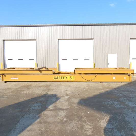 Gaffey 5 Ton Gantry Crane 230/460V 3Ph 1.5HP 345" Span 160" Head Room