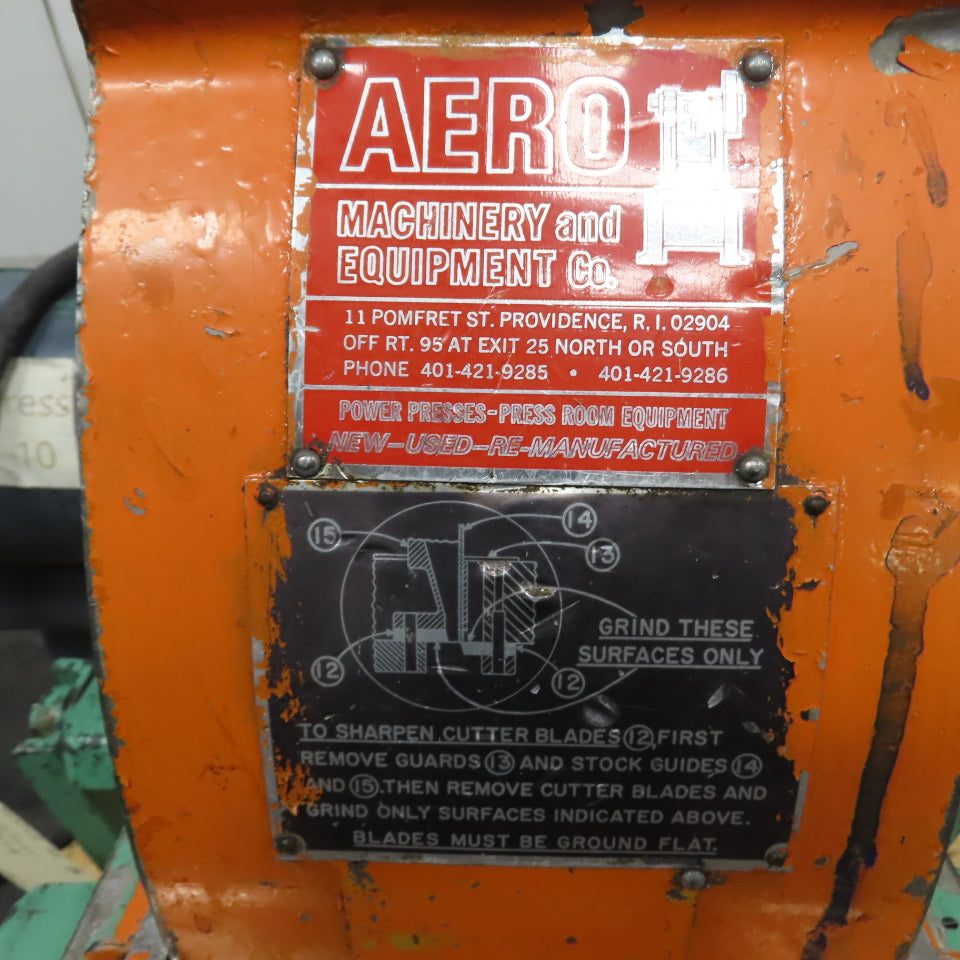 Aero Machinery Motorized Scrap Chopper 1/3HP 115/230V 1Ph 190 Final RPM