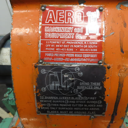 Aero Machinery Motorized Scrap Chopper 1/3HP 115/230V 1Ph 190 Final RPM
