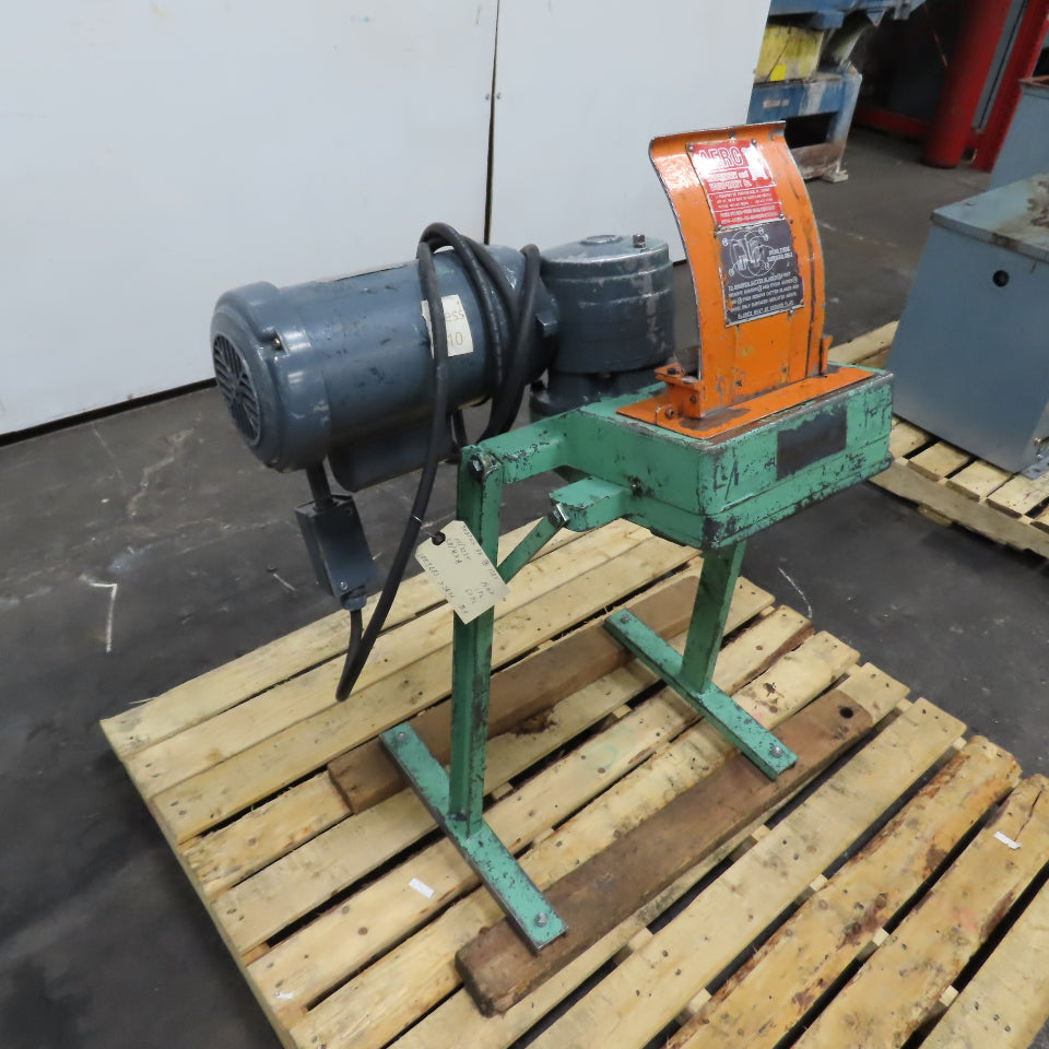 Aero Machinery Motorized Scrap Chopper 1/3HP 115/230V 1Ph 190 Final RPM