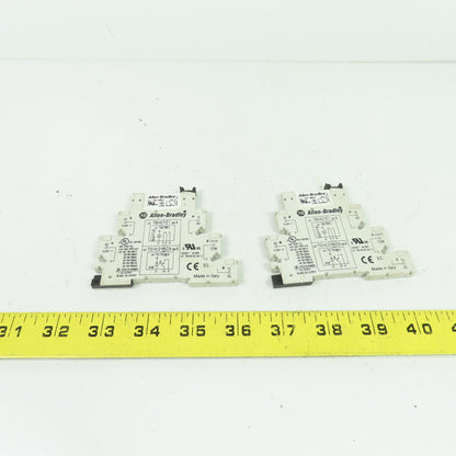 Allen-Bradley 700-HLT1Z 700-HLT1Z24 Terminal Block Relay 24VDC Lot of 2