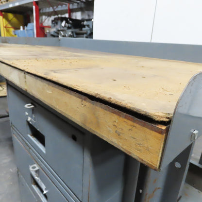 60" x 30" Adjustable Height Wood Top Industrial Packaging Table