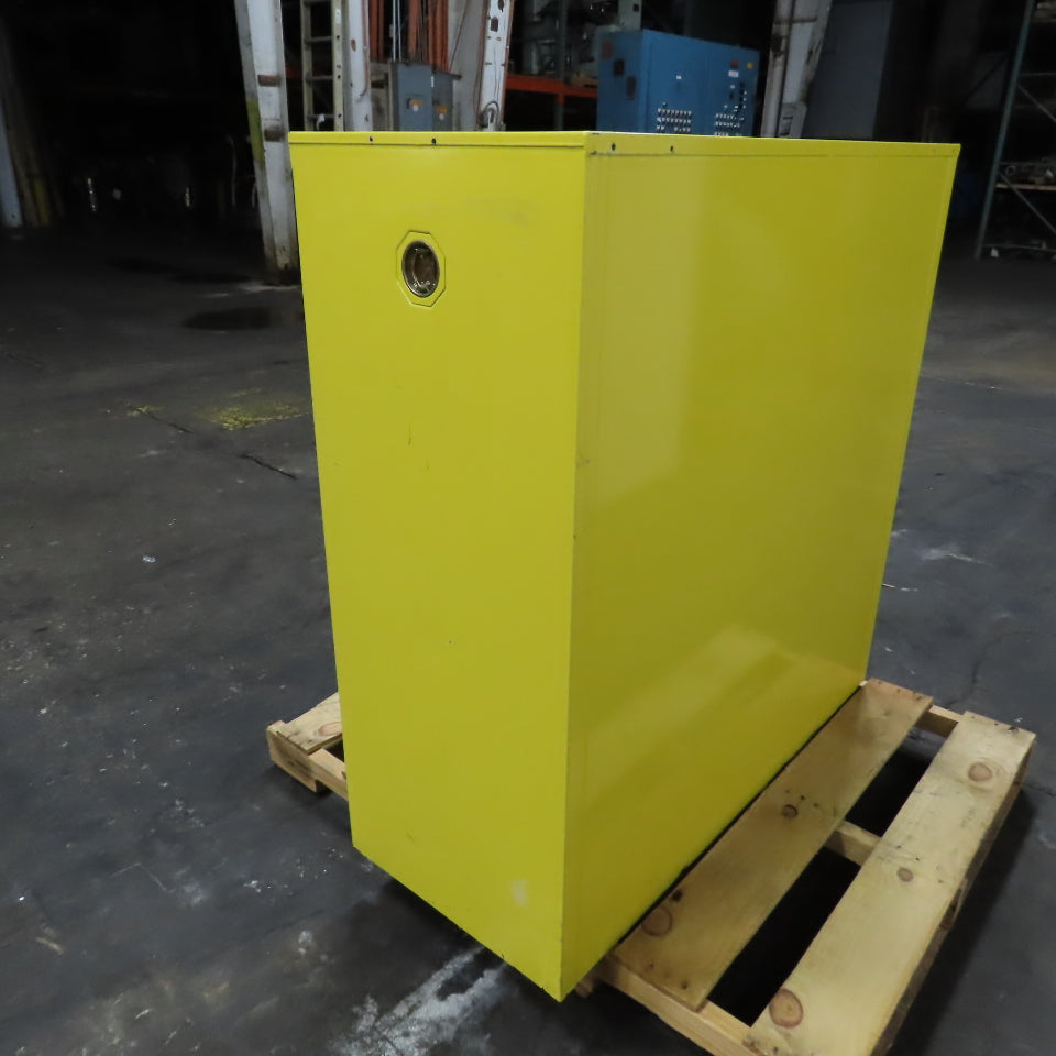 Securall P140 40 Gallon Flammable Liquid Storage Cabinet No Shelf 43"x 18"x 44"T