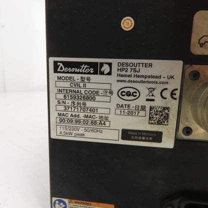 Desoutter 6159326800 CVIL II Electric Nutrunner Controller 115/230V 4.5KW Peak