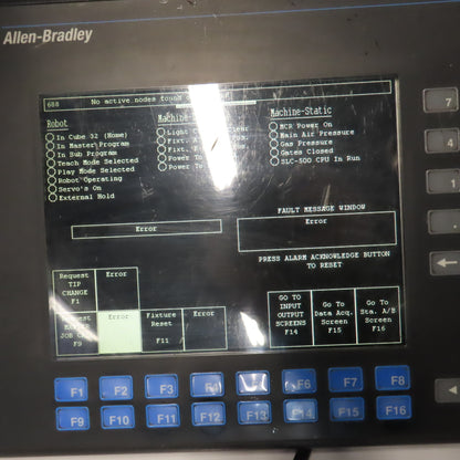 Allen-Bradley 2711-K10G8 PanelView 1000 Operator Interface Ser D Rev A FRN 4.43