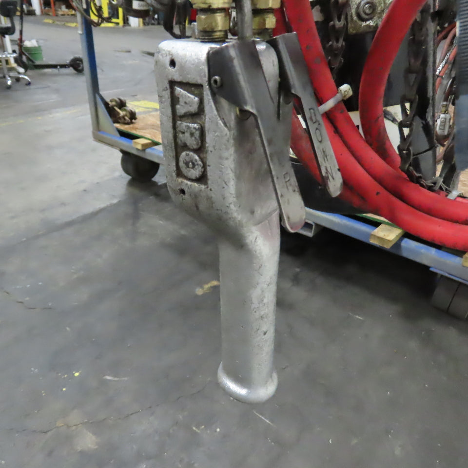 ARO 7756D 1/2 Ton 1000LB Air Pneumatic Chain Hoist 12' Lift W/ Pendant