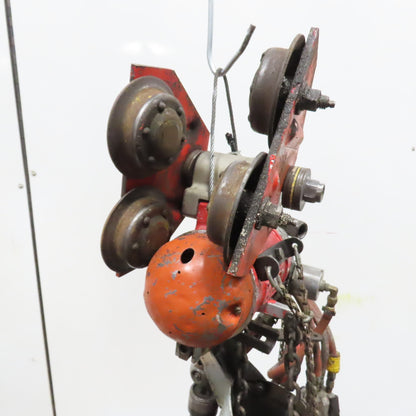 ARO 7756DTS 1/2 Ton 1000LB Air Pneumatic Chain Hoist 10' Lift W/ Pendant