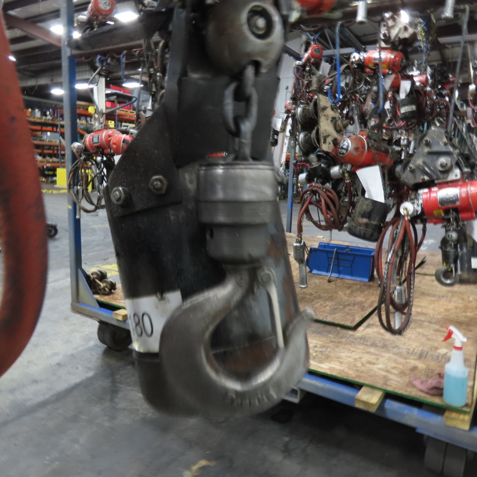 ARO 7756DT 1/2 Ton 1000LB Air Pneumatic Chain Hoist 12' Lift W/ Pendant