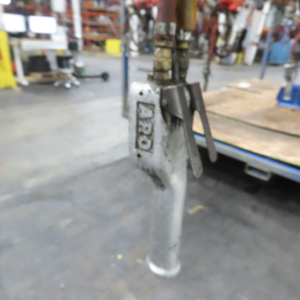 ARO 7756DT 1/2 Ton 1000LB Air Pneumatic Chain Hoist 12' Lift W/ Pendant