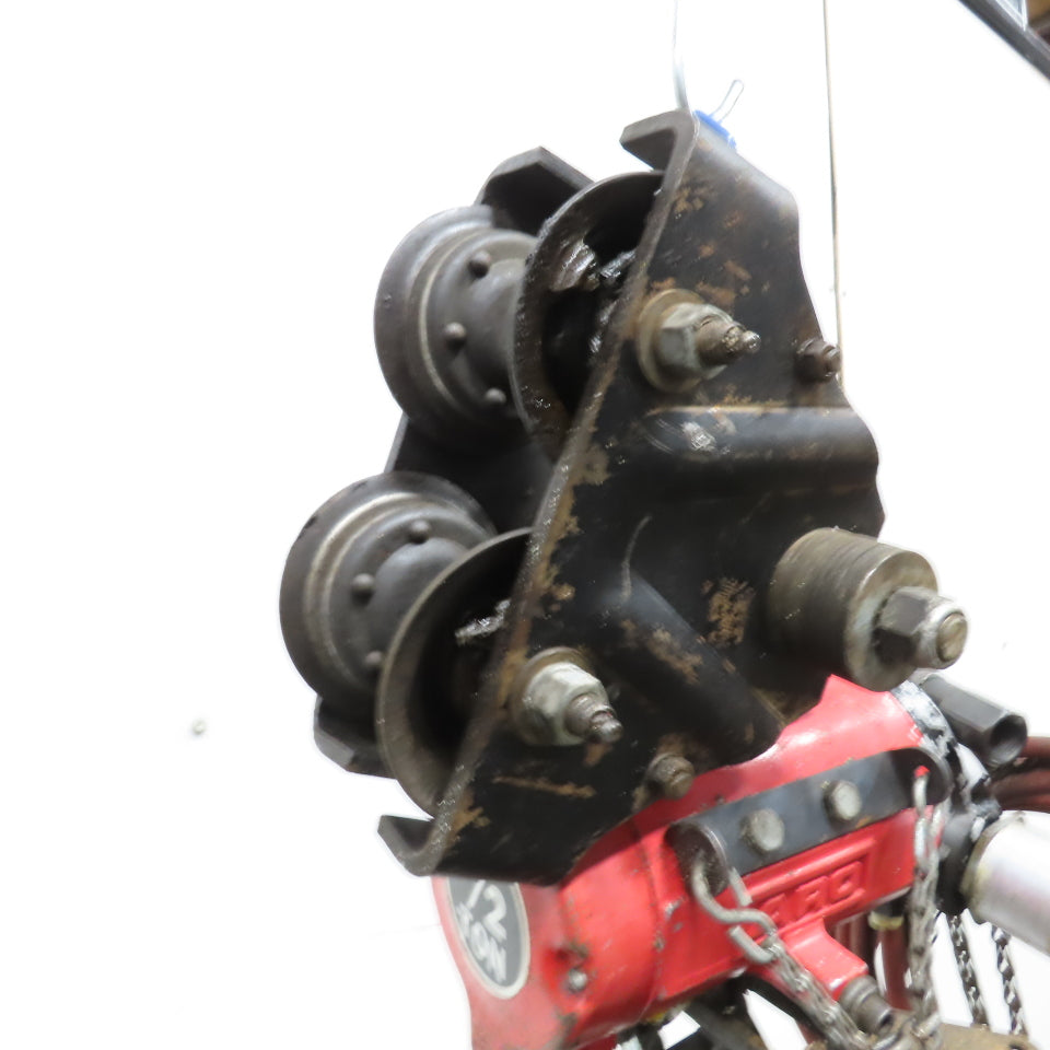 ARO 7756ET 1/2 Ton 1000LB Air Pneumatic Chain Hoist 12' Lift W/ Pendant