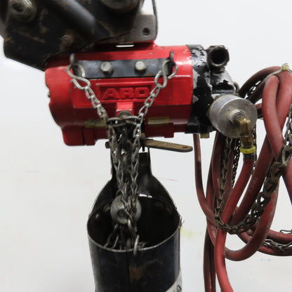 ARO 7756ET 1/2 Ton 1000LB Air Pneumatic Chain Hoist 12' Lift W/ Pendant