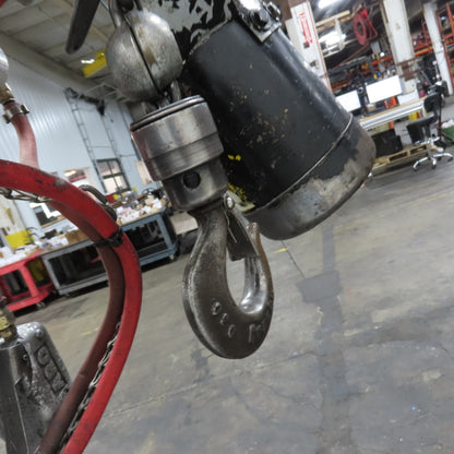 ARO 7756 CT 1/2 Ton 1000LB Air Pneumatic Chain Hoist 10' Lift W/ Pendant