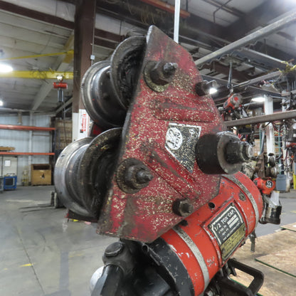 ARO 7756 CT 1/2 Ton 1000LB Air Pneumatic Chain Hoist 10' Lift W/ Pendant