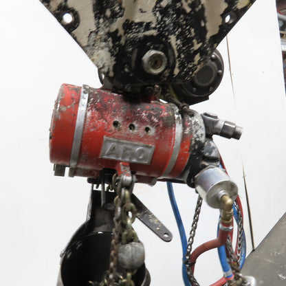 ARO 7718C 1/2 Ton 1000LB Air Pneumatic Chain Hoist 10' Lift W/ Pendant