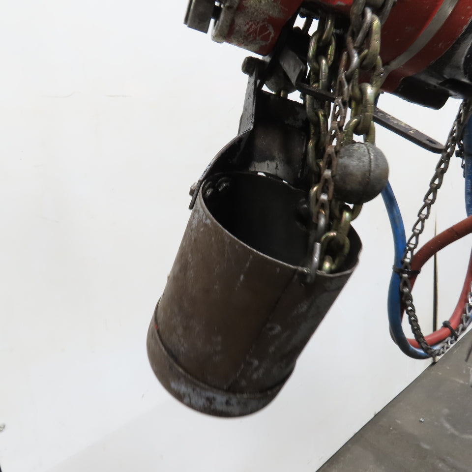 ARO 7718C 1/2 Ton 1000LB Air Pneumatic Chain Hoist 10' Lift W/ Pendant