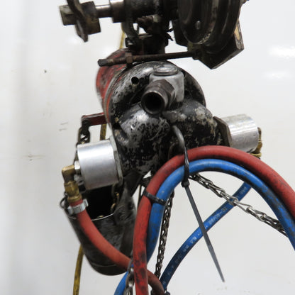 ARO 7718C 1/2 Ton 1000LB Air Pneumatic Chain Hoist 10' Lift W/ Pendant