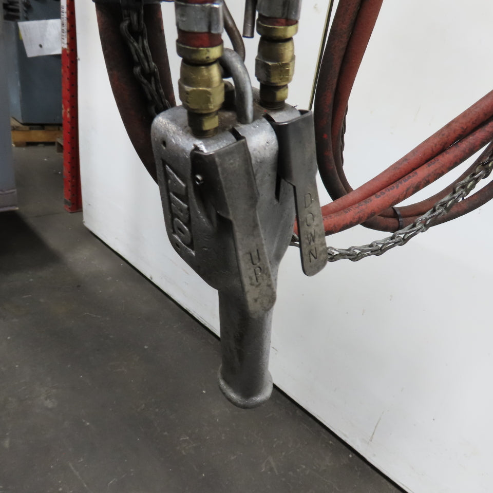ARO 7756DT 1/2 Ton 1000LB Air Pneumatic Chain Hoist 10' Lift W/ Pendant