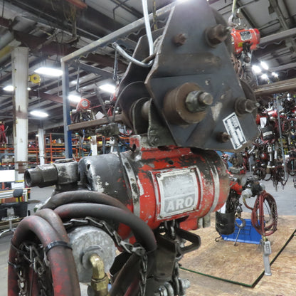 ARO 7756CT 1/2 Ton 1000LB Air Pneumatic Chain Hoist 10' Lift W/ Pendant