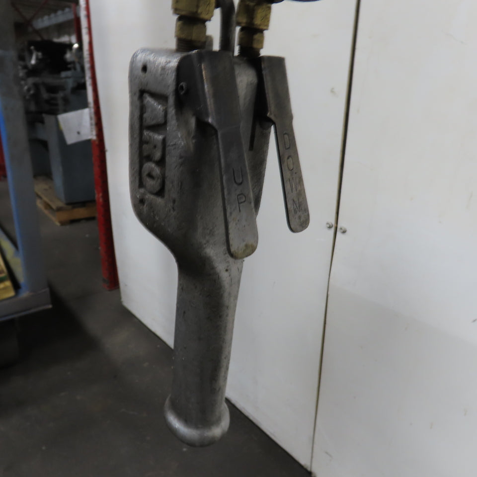 ARO 7756CT 1/2 Ton 1000LB Air Pneumatic Chain Hoist 12' Lift W/ Pendant