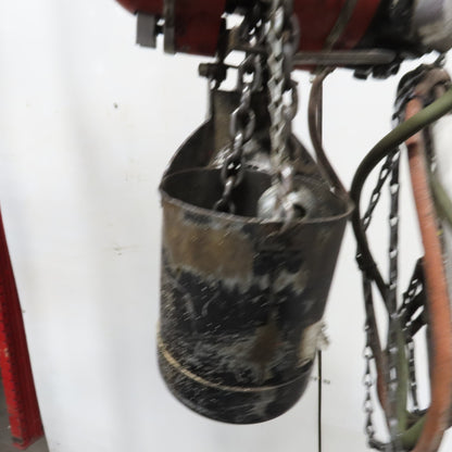 zzz zzz ARO 7756DT 1/2 Ton 1000LB Air Pneumatic Chain Hoist 12' Lift W/ Pendant