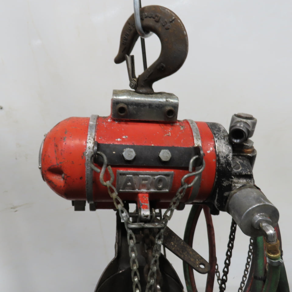 ARO 7758** 1/2 Ton 1000LB Air Pneumatic Chain Hoist 10' Lift W/ Pendant
