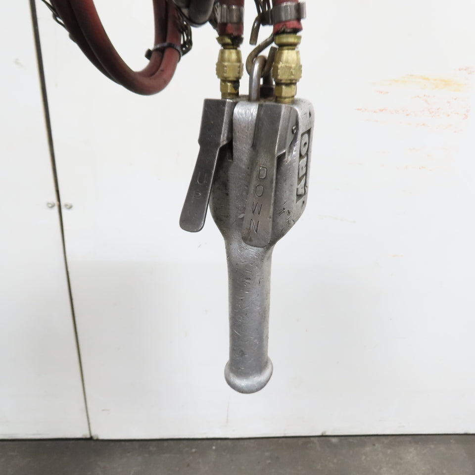 ARO 7756DT 1/2 Ton 1000LB Air Pneumatic Chain Hoist 10' Lift W/ Pendant