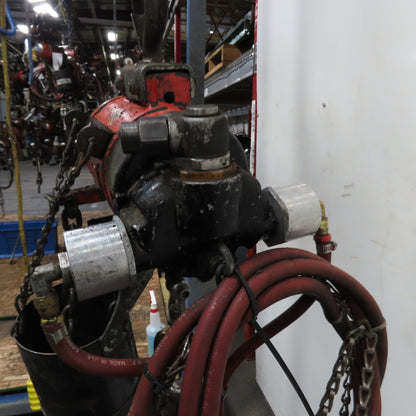 ARO 7756DT 1/2 Ton 1000LB Air Pneumatic Chain Hoist 10' Lift W/ Pendant