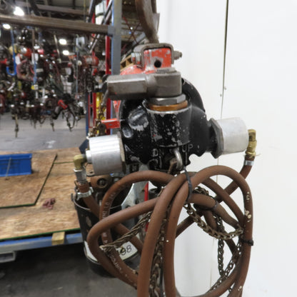 ARO 7756DT 1/2 Ton 1000LB Air Pneumatic Chain Hoist 10' Lift W/ Pendant
