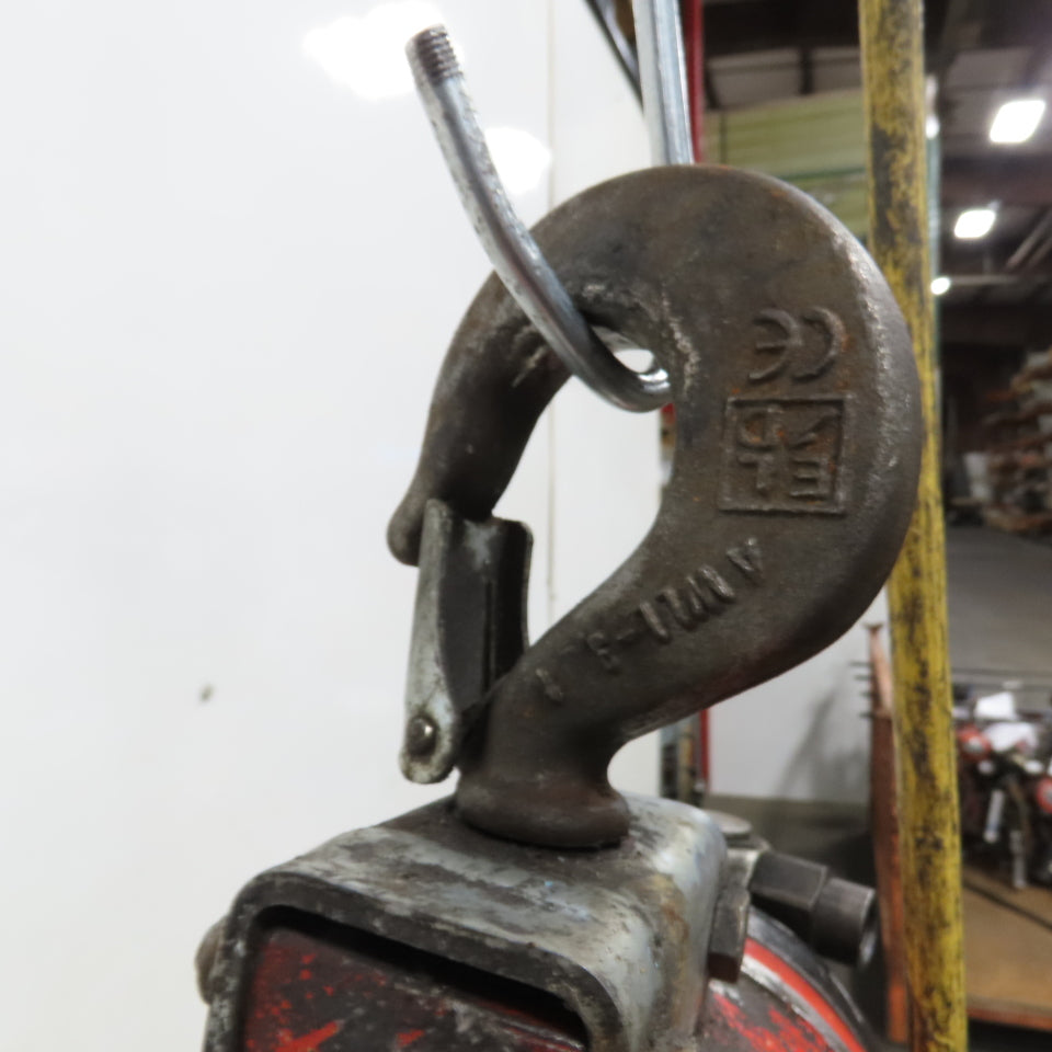ARO 7756DT 1/2 Ton 1000LB Air Pneumatic Chain Hoist 10' Lift W/ Pendant