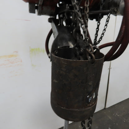 ARO 7756DT 1/2 Ton 1000LB Air Pneumatic Chain Hoist 10' Lift W/ Pendant