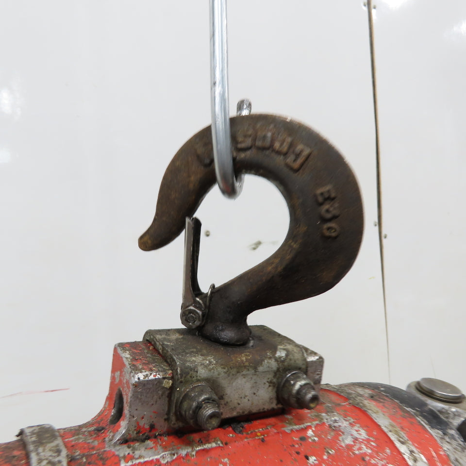 ARO 7756CT 1/2 Ton 1000LB Air Pneumatic Chain Hoist 10' Lift W/ Pendant