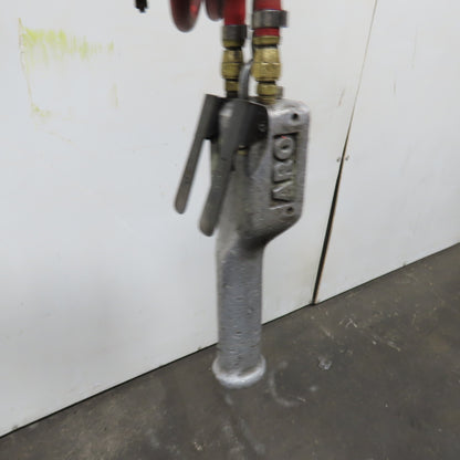 ARO 7756DT 1/2 Ton 1000LB Air Pneumatic Chain Hoist 10' Lift W/ Pendant