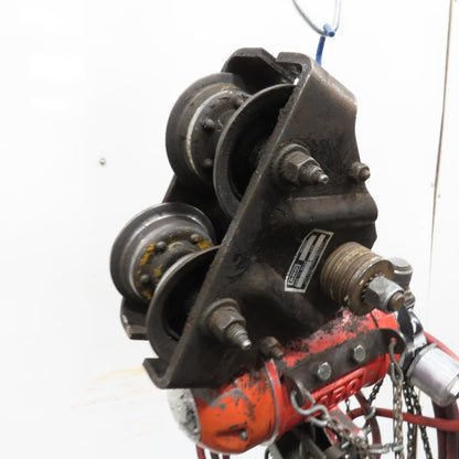 ARO 7756DTS 1/2 Ton 1000LB Air Pneumatic Chain Hoist 10' Lift W/ Pendant