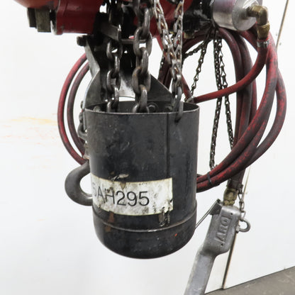 ARO 7756DTS 1/2 Ton 1000LB Air Pneumatic Chain Hoist 10' Lift W/ Pendant