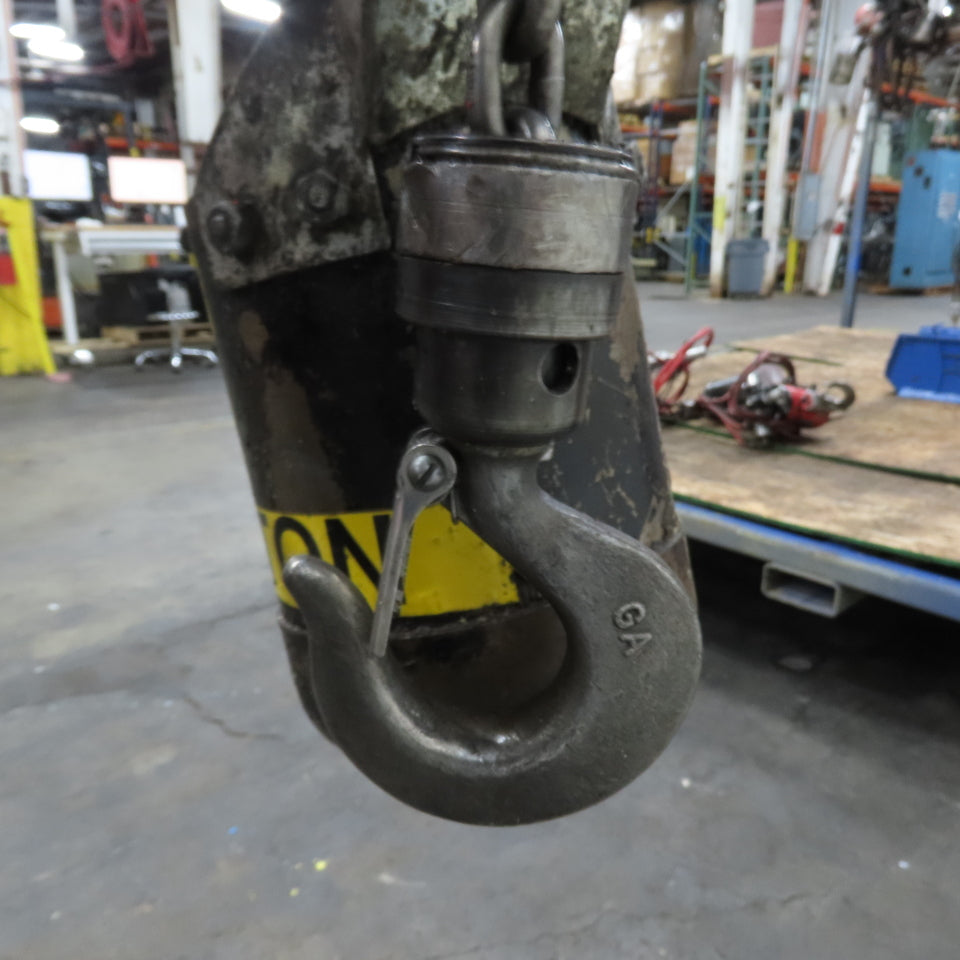 ARO 7756DT 1/2 Ton 1000LB Air Pneumatic Chain Hoist 10' Lift W/ Pendant