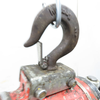 ARO 7756DT 1/2 Ton 1000LB Air Pneumatic Chain Hoist 10' Lift W/ Pendant