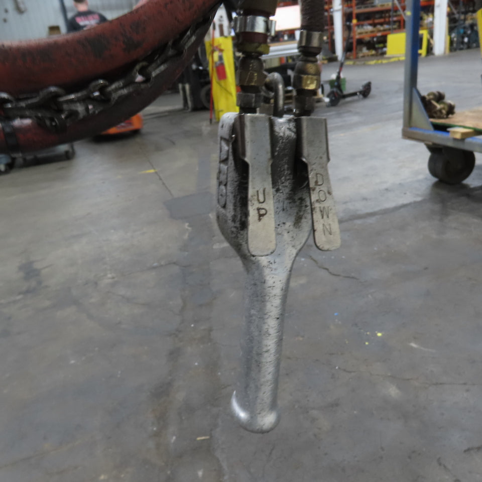 ARO 7756DT 1/2 Ton 1000LB Air Pneumatic Chain Hoist 10' Lift W/ Pendant