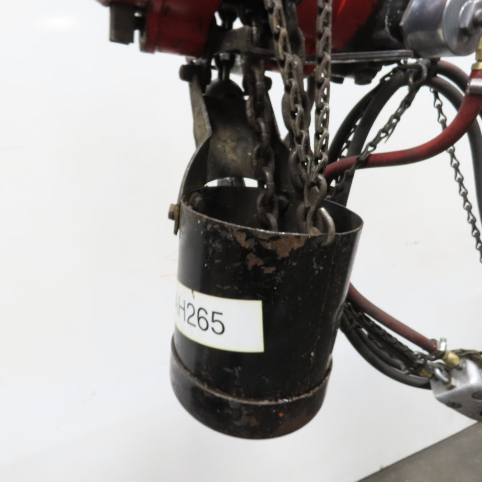 ARO 7756DT 1/2 Ton 1000LB Air Pneumatic Chain Hoist 10' Lift W/ Pendant