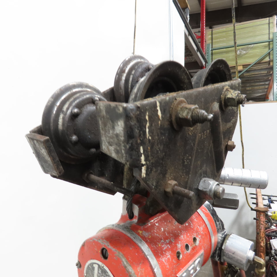 ARO 7756C 1/2 Ton 1000LB Air Pneumatic Chain Hoist 12' Lift W/ Pendant