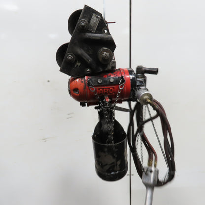 ARO 7756DTS 1/2 Ton 1000LB Air Pneumatic Chain Hoist 10' Lift W/ Pendant