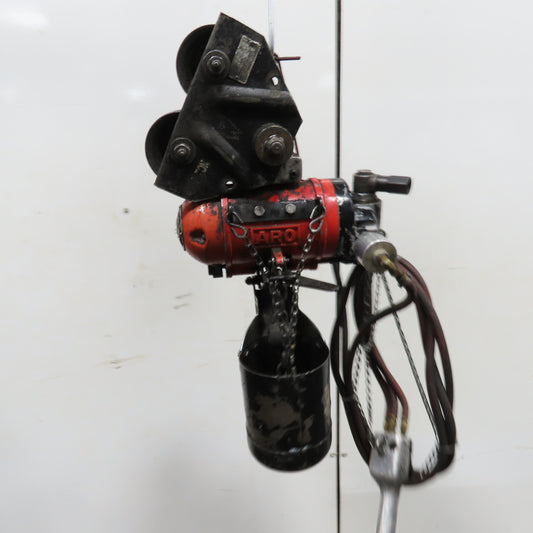 ARO 7756DTS 1/2 Ton 1000LB Air Pneumatic Chain Hoist 10' Lift W/ Pendant
