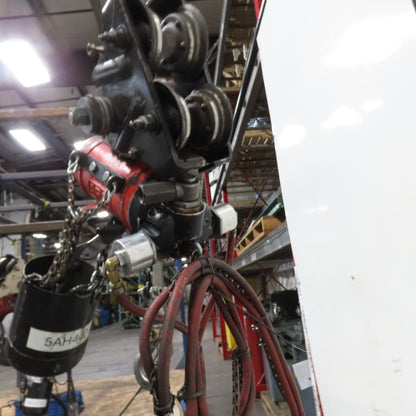 ARO 7756DT 1/2 Ton 1000LB Air Pneumatic Chain Hoist 10' Lift W/ Pendant