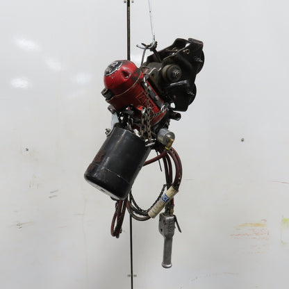 ARO 7756DT 1/2 Ton 1000LB Air Pneumatic Chain Hoist 10' Lift W/ Pendant
