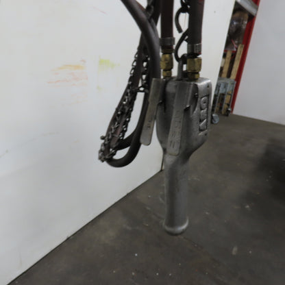 ARO 7756DT 1/2 Ton 1000LB Air Pneumatic Chain Hoist 12' Lift W/ Pendant