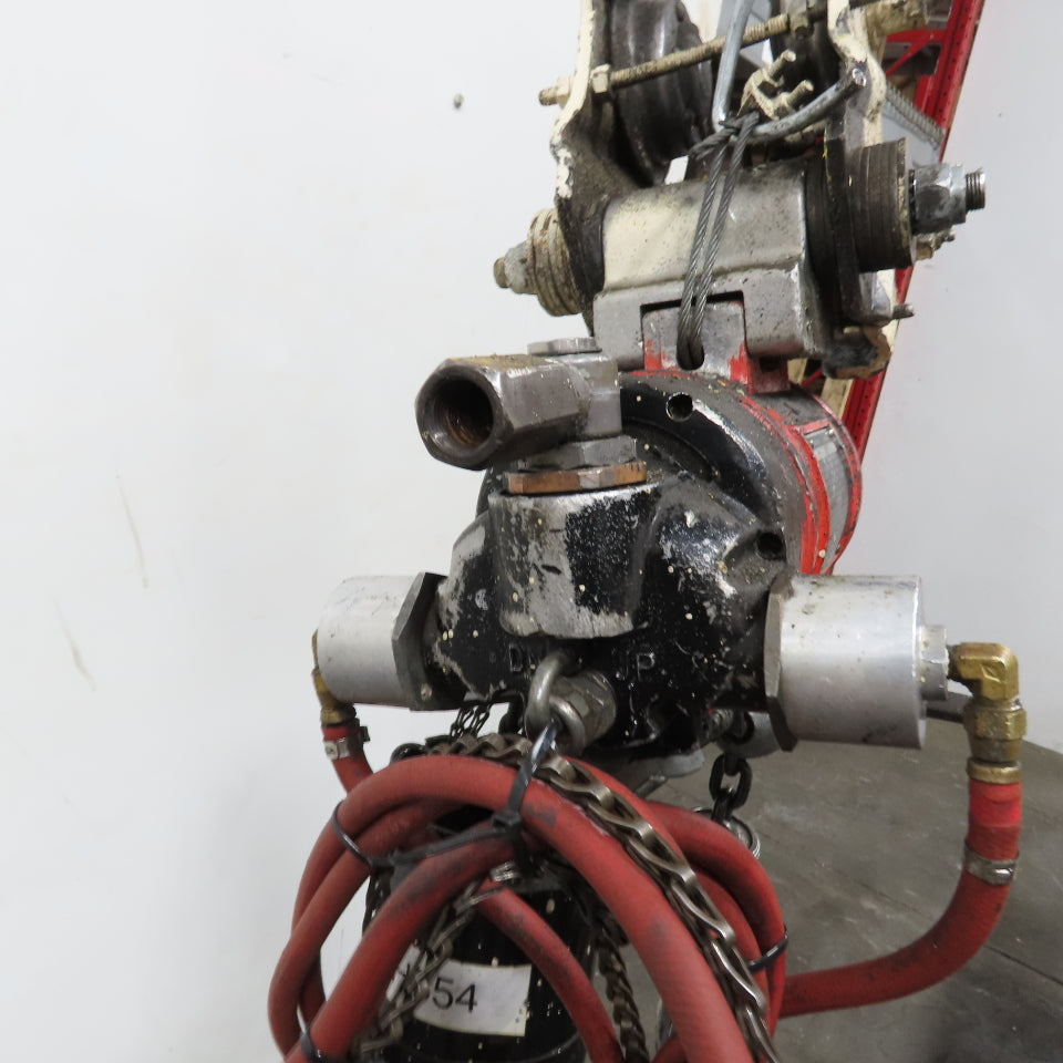 ARO 7756DT 1/2 Ton 1000LB Air Pneumatic Chain Hoist 12' Lift W/ Pendant