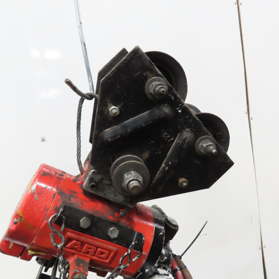 ARO 7756E 1/2 Ton 1000LB Air Pneumatic Chain Hoist 10' Lift W/ Pendant