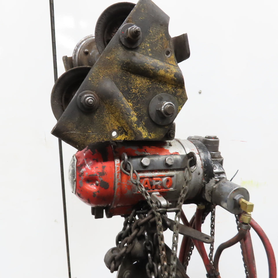 ARO <-- 7756DTS 1/2 Ton 1000LB Air Pneumatic Chain Hoist 10' Lift W/ Pendant